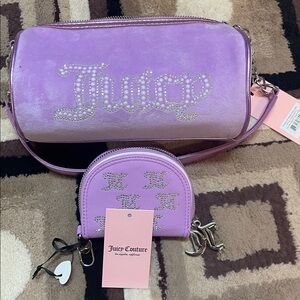 Juicy Couture Lavender Mini Bag Set